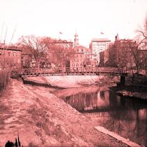Trumbull Street bridge over Park River, Hartford, April 21, 1915