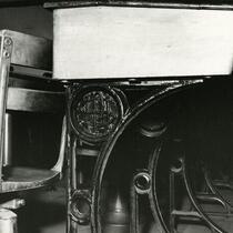 1883 student desk, Hartford Public High School Hopkins Street building