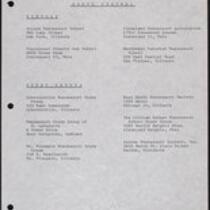 Lists of AMS-Affiliated Schools (1 of 2), 1962-1967
